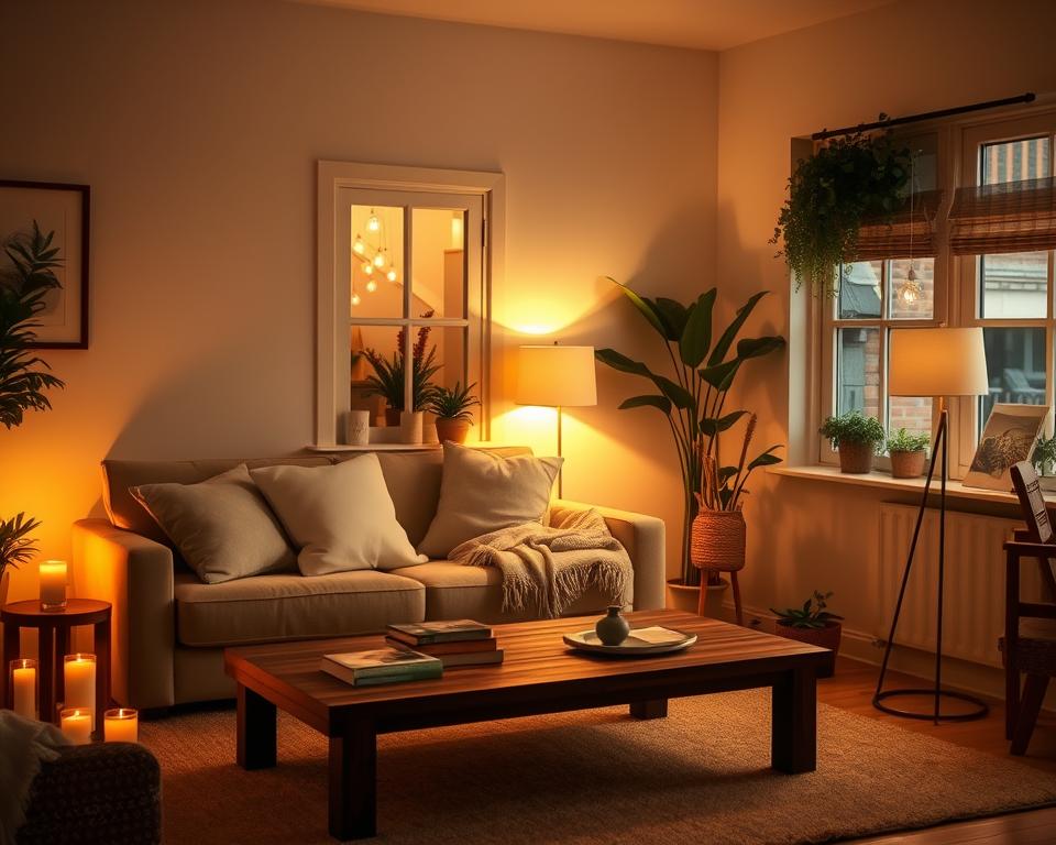 cozy lighting