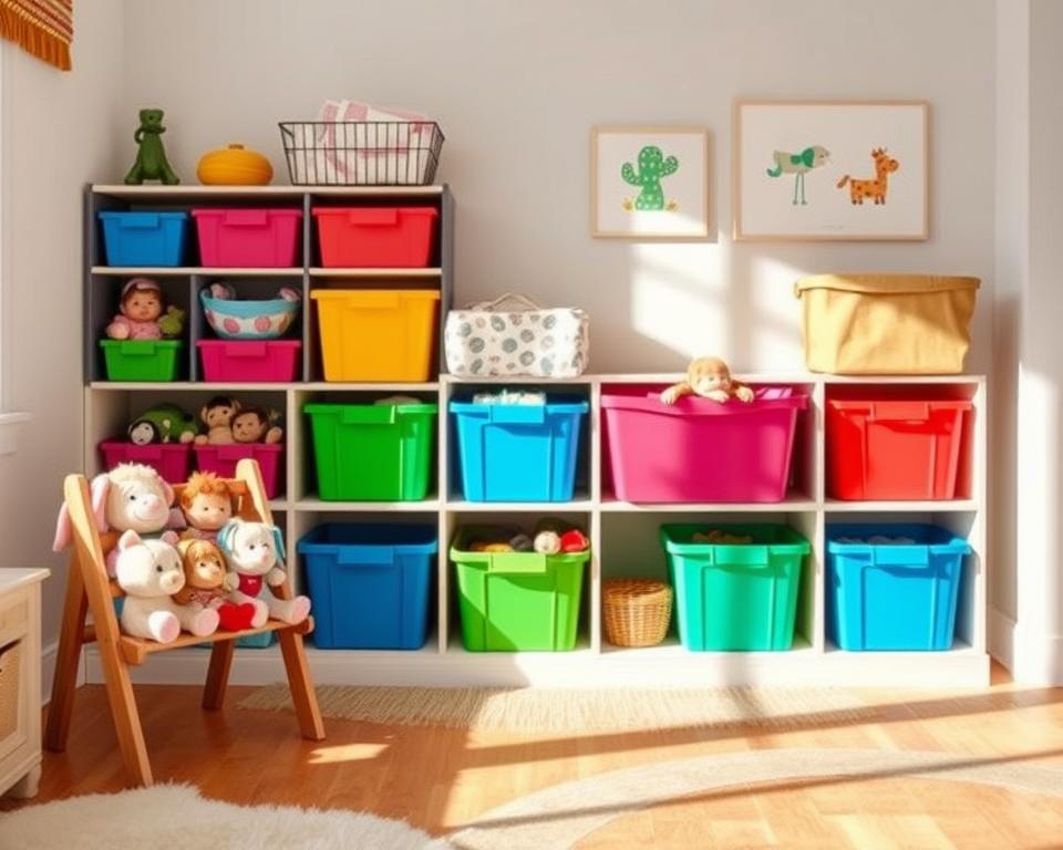 organized toy storage