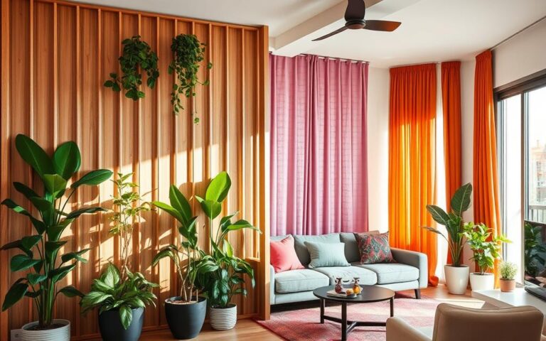Creative room dividers for small apartments