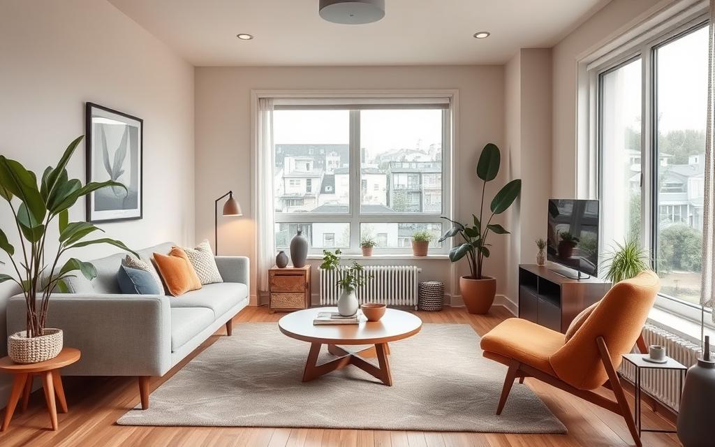 Mid-Century Modern in Small Apartments