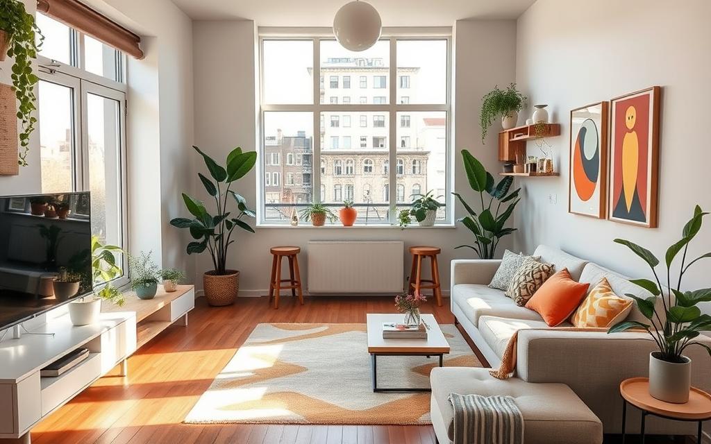 visual flow in small space design