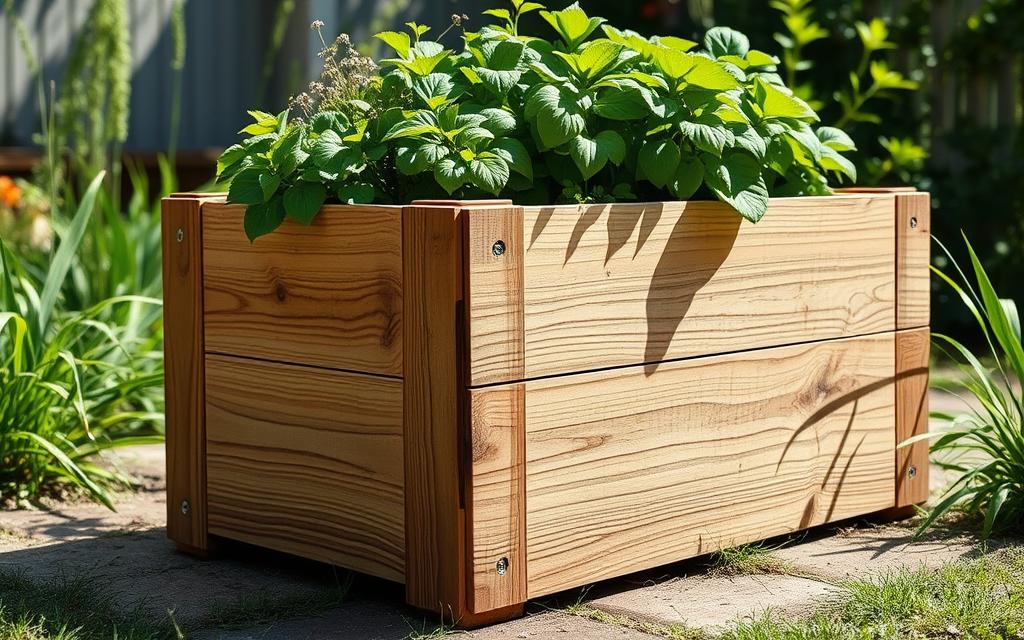 diy wooden planter box diy wooden planter box
