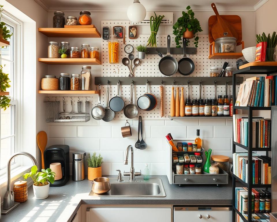 cozy kitchen diy storage